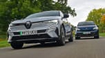 Renault Megane E-Tech and Cupra Born - front tracking