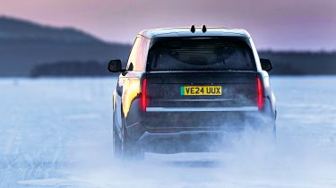 Range Rover EV prototype - full rear