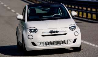 New Fiat 500 Hybrid - front tracking