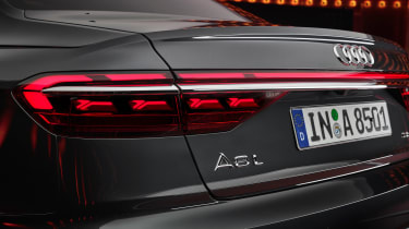 Audi A8 facelift - rear light detail