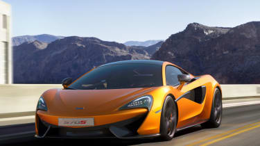 McLaren 570S - front tracking