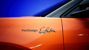 Ford Capri designed by Eric Cantona - signature on the side