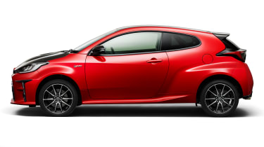 Toyota GRMN Yaris red - side