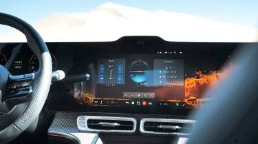 Mercedes GLC with EQ Technology prototype - interior