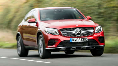 Mercedes GLC 250d Coupe - front tracking