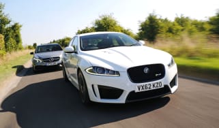 Jaguar XFR-S vs Mercedes E63 AMG S