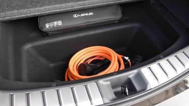 Lexus RZ 300e - electric charging cable storage