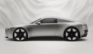 New Audi conceot car which was leaked on Canadian social media, side profile