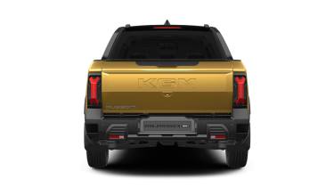 KGM Musso EV (gold) - rear static