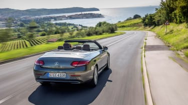 Mercedes C-Class Cabriolet - rear action