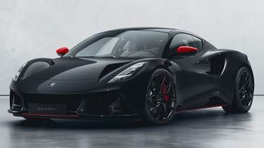 Lotus Emira Turbo SE - black front 3/4