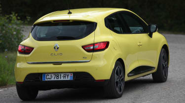 Renault Clio rear cornering