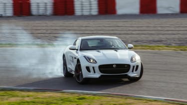 Jaguar F-Type R Coupe front drift