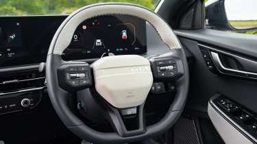 Kia EV6 prototype - steering wheel