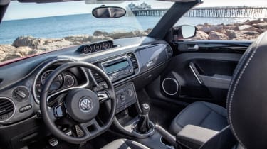 New VW Beetle Cabriolet interior