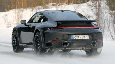 Porsche 911 facelift 2023 - rear