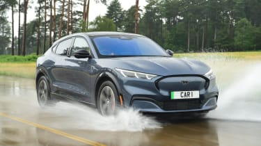 Ford Mustang Mach-E through water - tracking