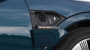 Audi e-tron long termer - first report charging port