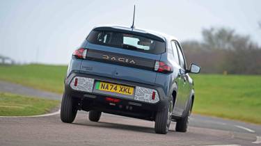 Dacia Spring - rear cornering
