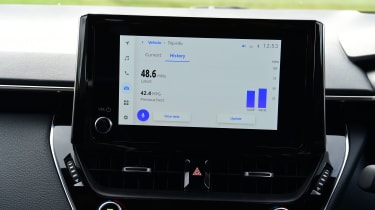 Toyota Corolla - infotainment screen