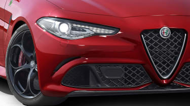 Alfa Romeo Giulia - detail front lights