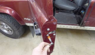Defender door latch replacement - 1