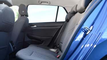 Volkswagen Golf facelift 2024 UK - rear seats