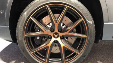 Cupra Ateca SUV copper wheel