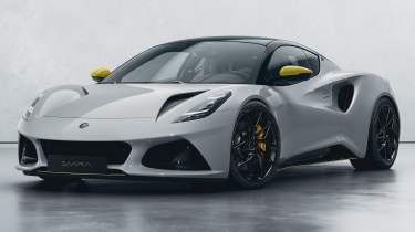 Lotus Emira Turbo SE - grey front 3/4
