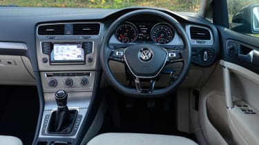 Volkswagen Golf hatchback 2013 interior
