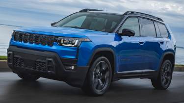 New Jeep Cherokee - blue dynamic front 3/4