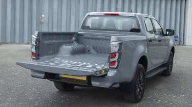 New Isuzu D-Max EV - rear bed, tailgate open 