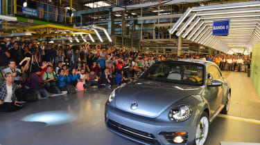Volkswagen Beetle production line