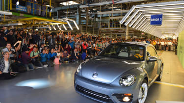 Volkswagen Beetle production line