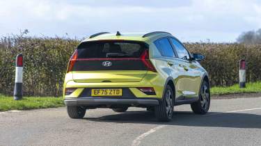 Hyundai Bayon - rear cornering