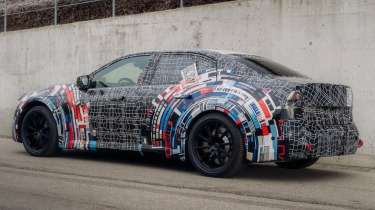 BMW electric M3 prototype - rear 3/4