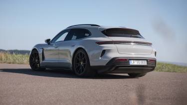 Porsche Taycan Turbo S Sport Turismo with E-Shift - rear static