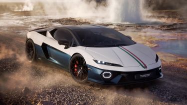 New Lamborghini Temerario Tricolore - front overhead