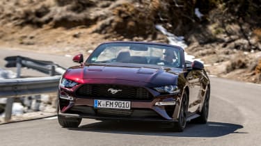 Ford Mustang EcoBoost Convertible - front cornering