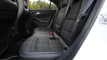 Mercedes C250 CGI Coupe rear seats