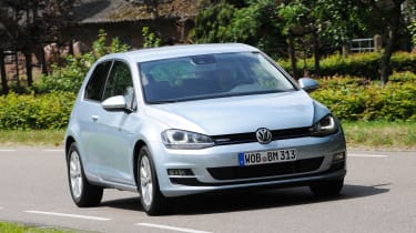 VW Golf BlueMotion front action