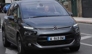 Citroen C4 Picasso spied front