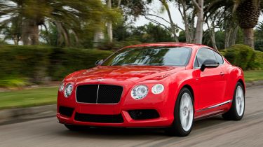 Bentley Continental GT V8 S coupe 2014 front tracking