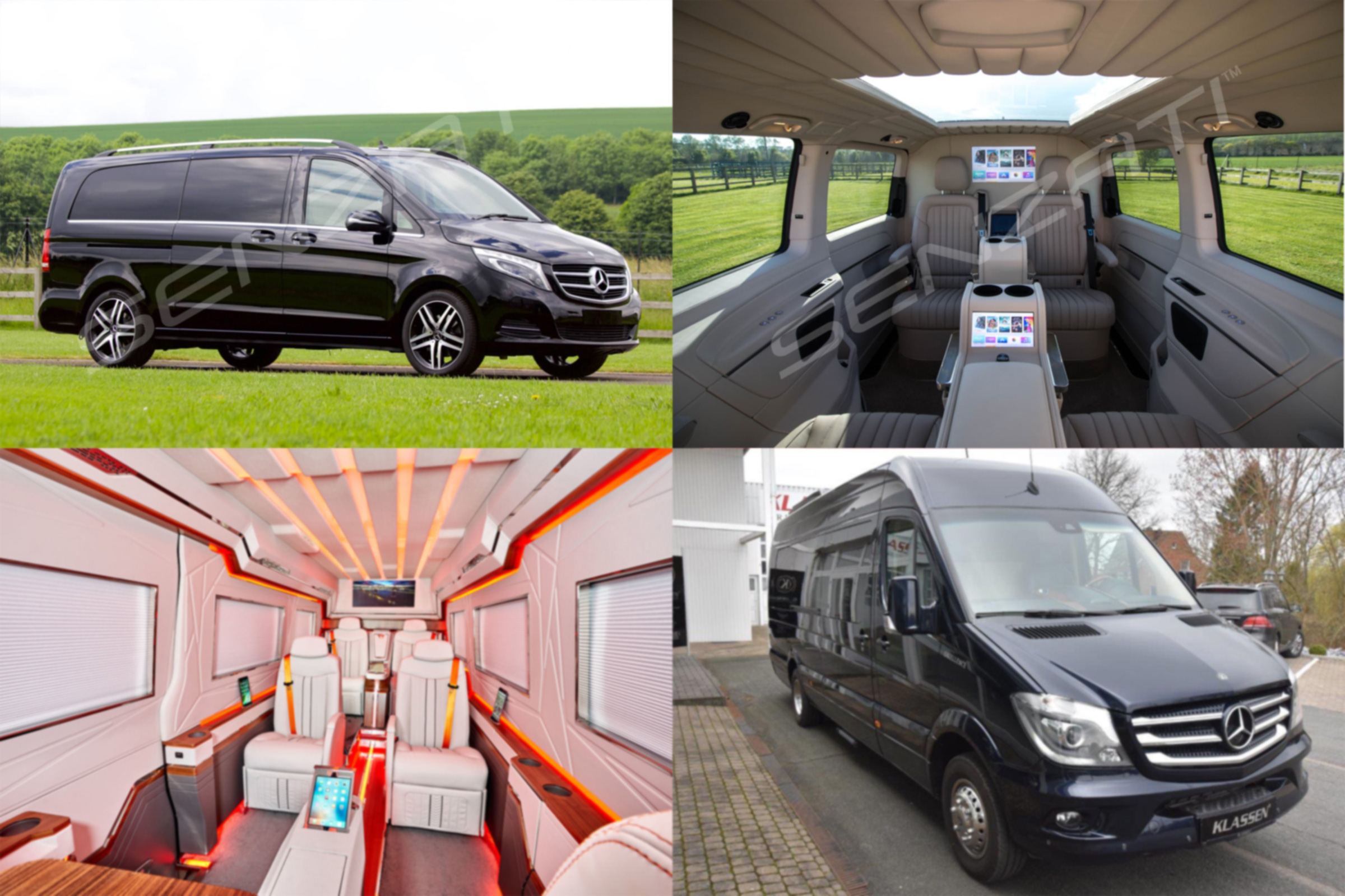 Amazing luxury vans: plush commercial 