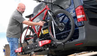 Best towbar-mounted bike racks - fitting a bike