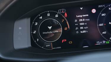 Cupra Formentor VZ5 2026 UK - dials
