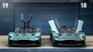 Aston Martin Valkyrie Spider and coupe