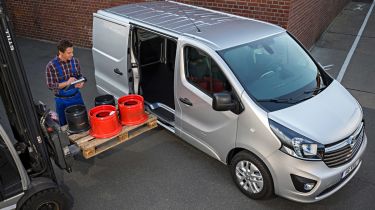 Vauxhall Vivaro loading