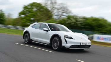 Porsche Taycan 4 Cross Turismo long termer - first report front track