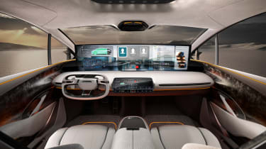 Aehra SUV - interior (orange lighting)